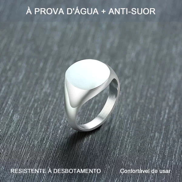 Anel Unissex Joia Personalizada - Imagem 3